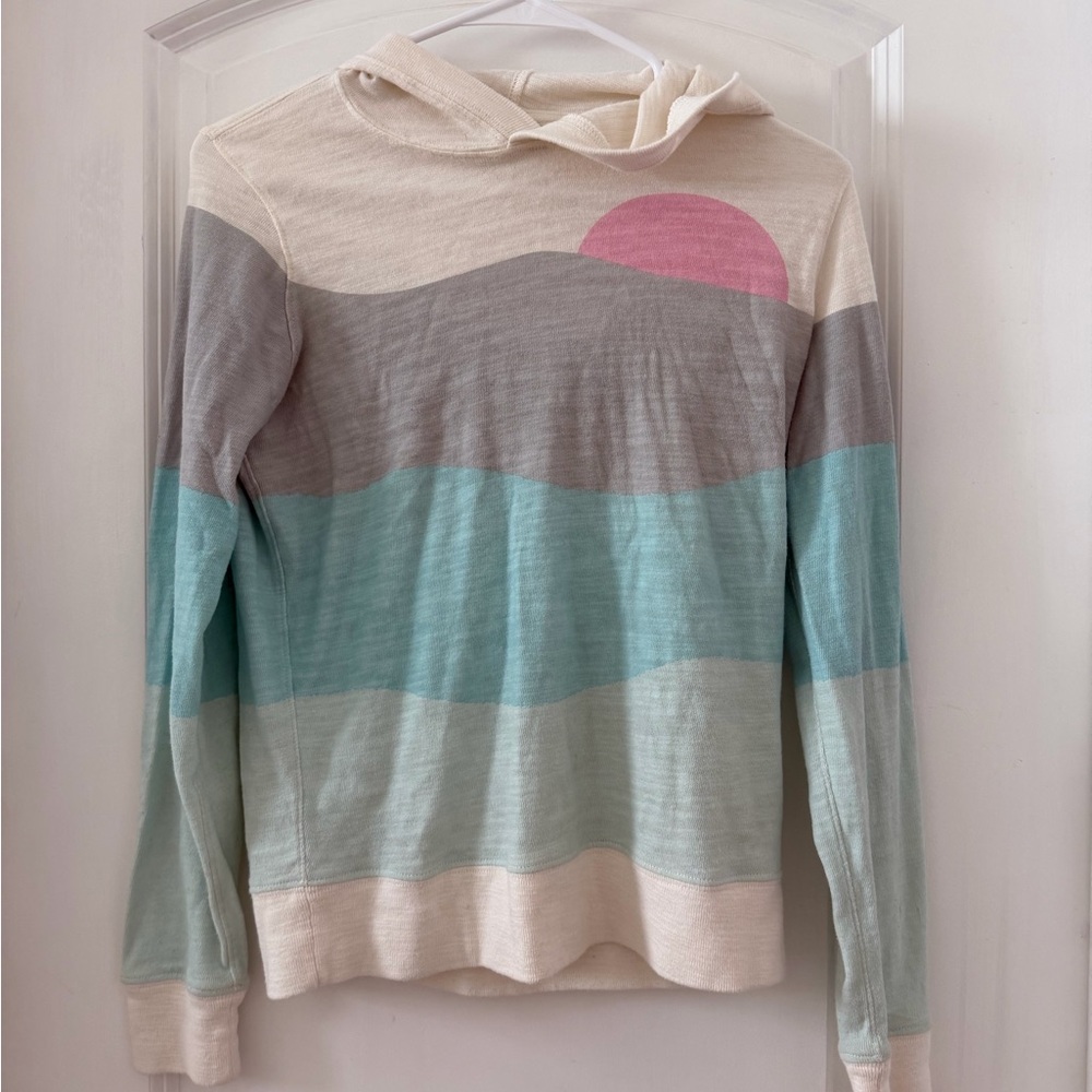 Faherty Brand Colorful Striped Hoodie